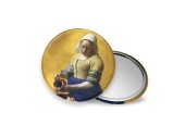 Miroir de sac Vermeer La Laitière Ø7,5cm