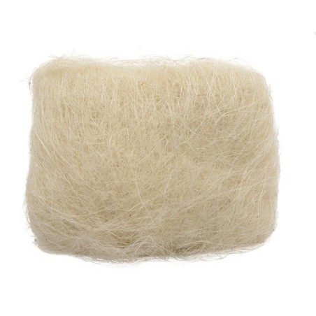 Decoris Décoration sisal L14-L5-H18cm emballé dans un sachet