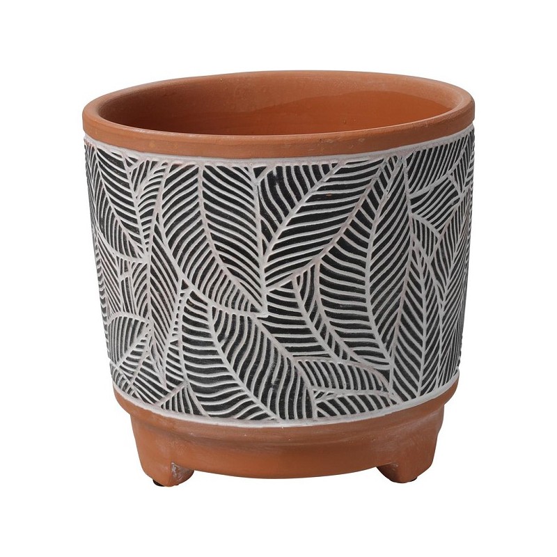 Bloempot aardewerk 13,7x13,2cm