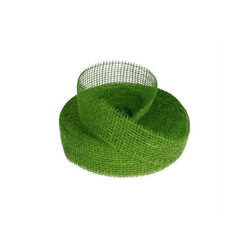 HBX natural living Jute lint 400x5cm groen