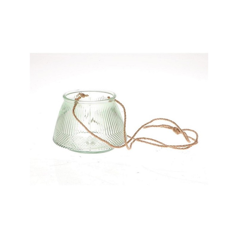 Hangende vaas Lines Ø11xh15cm groen