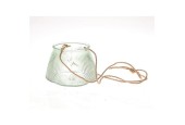 Vase suspendu Lines Ø11xh15cm vert
