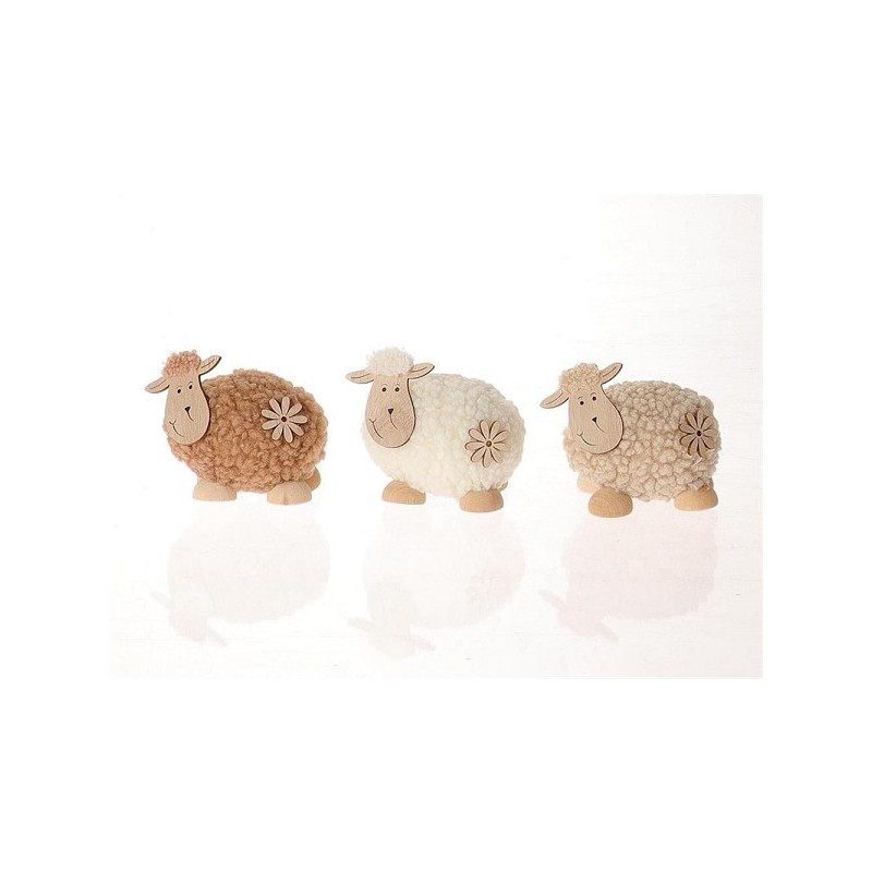 HBX natural living Deco schaap Falolo13x7x0,6cm