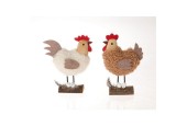HBX natural living Deco kip Kinnom 11,5x7xh9,5cm Assorted