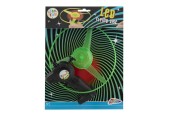 Disque volant LED Grafix avec cordon de traction - À partir de 5 ans