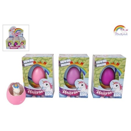 Oeuf de licorne avec licorne en croissance 6cm