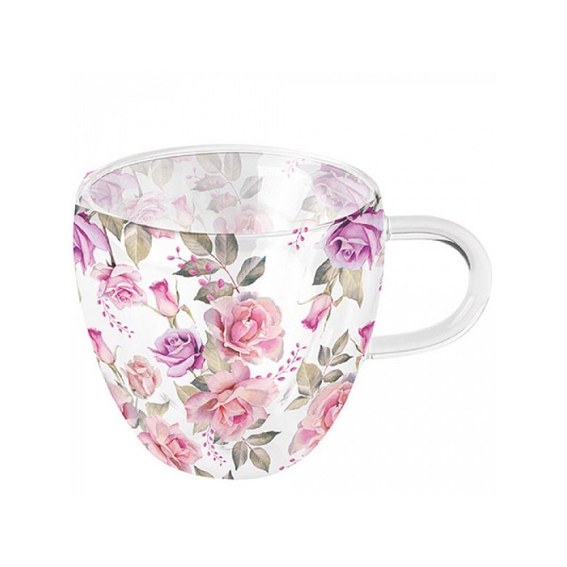 Ambiente Dubbelwandig glas Josephine Ø10xh9,5cm 0,2L