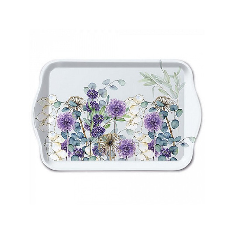 Plateau Ambiente Mélamine Lunaria Vert 13x21cm