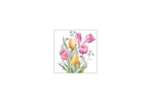 Ambiente Servetten Tulips Bouquet 25x25cm