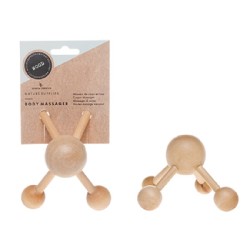 Source Balance Massage corporel en bois à quatre pattes 9x13cm