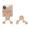 Source Balance Massage corporel en bois à quatre pattes 9x13cm