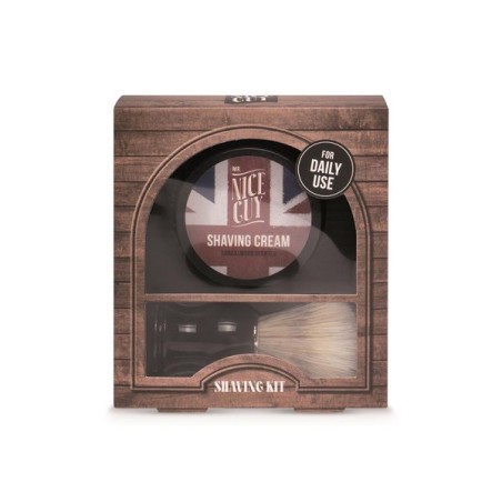 SourceBalance 'M. Coffret cadeau de rasage 2 pièces Nice Guy avec blaireau