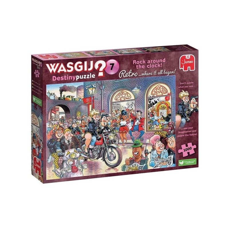 Puzzle Jumbo Wasgij Retro Destiny 7 1000 pièces - Rock 24 heures sur 24 !