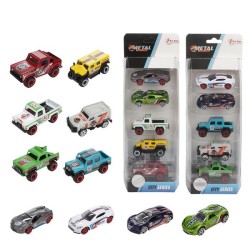 Toi Toys ensemble de voitures de course/rallye 5 pièces