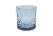 Verre à whisky/eau 345ml bleu marine boite de 6 pièces