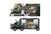 Dino Vrachtauto 28 Cm Met 4 Dino&apos;s En Accessoires