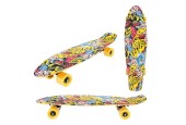 Toi Toys Skateboard Cool Print Skul Bigwheel 60cm