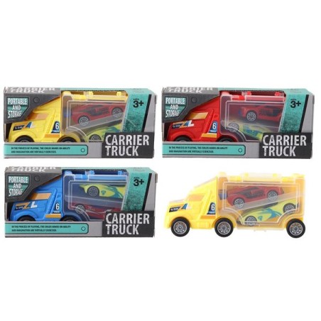 Vrachtauto 15cm Met Opbergbox Met 2 Auto&apos;s