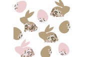 Duni Servetten Blooming Bunnies 33x33cm 3-laags tissue FSC pak a 20 servetten