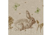 Duni Servetten 3-laags Cute Bunny 24x24cm FSC pak a 20 servetten