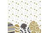 Duni Servetten 3-laags Easter Ornaments 24x24cm FSC pak a 20 servetten