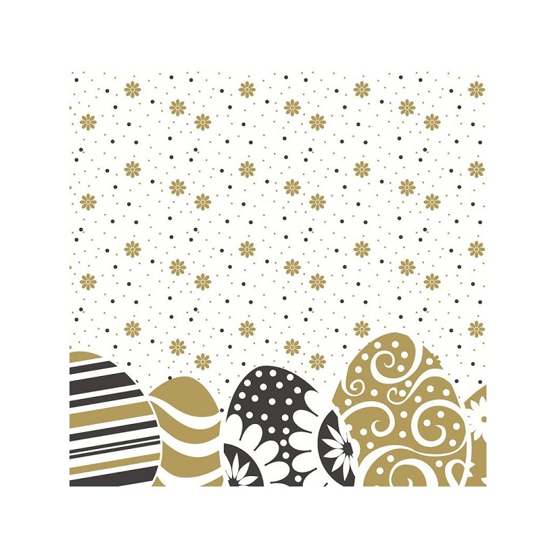 Duni Servetten Easter Ornaments 33x33cm 3-laags tissue FSC pak a 20 servetten