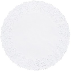 Duni Taartrandenset 6 Stuks Wit Ø36cm