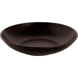 Mammoet Moon assiette creuse 21,5 cm noire boîte de 6 pièces