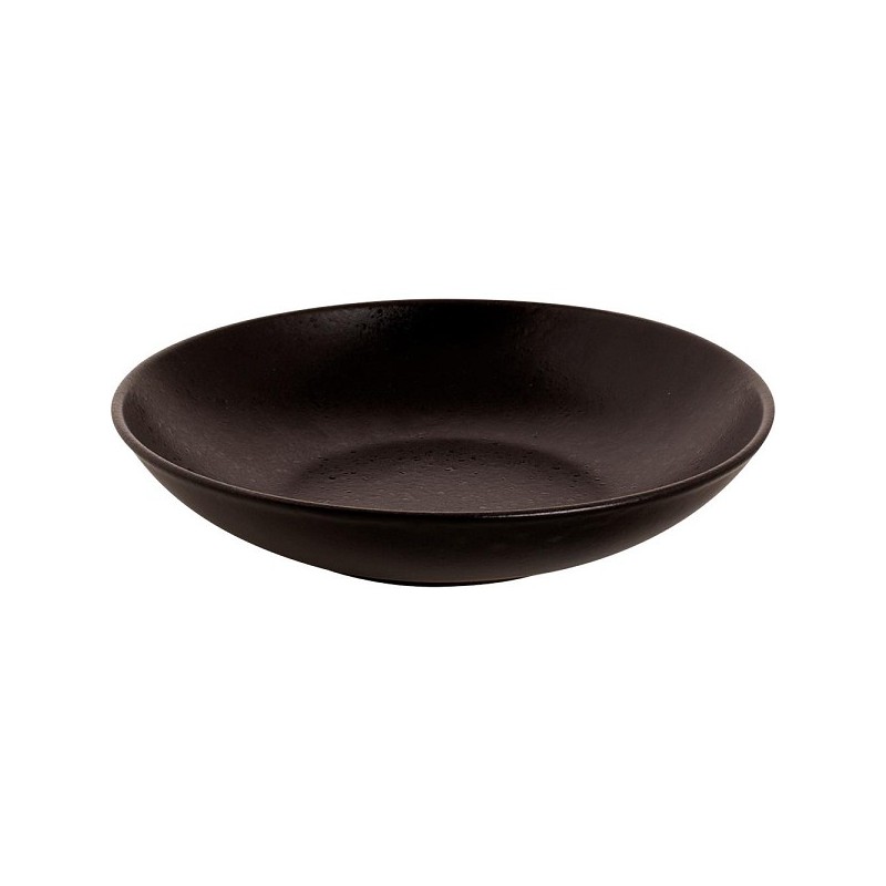 Mammoet Moon diep bord 21,5cm zwart doos a 6 stuks