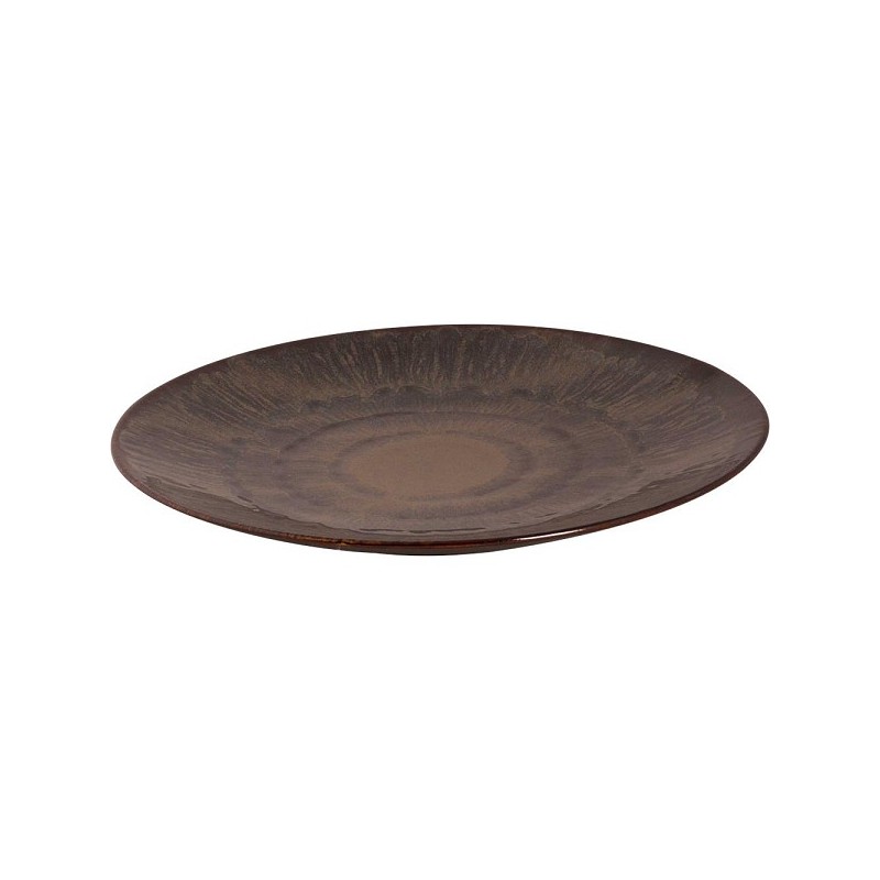 Palmer assiette Victory 27cm coupé marron boîte de 6 pièces