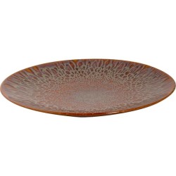 Palmer assiette Magmatic 27cm coupe marron boite de 6 pièces