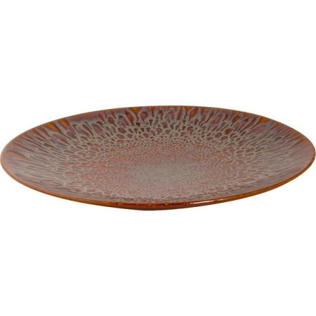Palmer assiette Magmatic 27cm coupe marron boite de 6 pièces