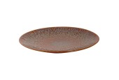 Palmer assiette Magmatic 27cm coupe marron boite de 6 pièces