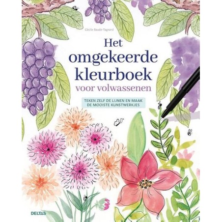 Deltas Le livre de coloriage inversé pour adultes