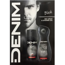 Denim Black Coffret Cadeau Douche 250 ml & Déo Spray 150 ml