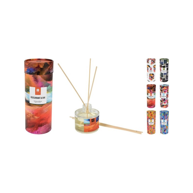 Coffret de parfums 80ml 7x7x8cm disponible en 6 parfums différents