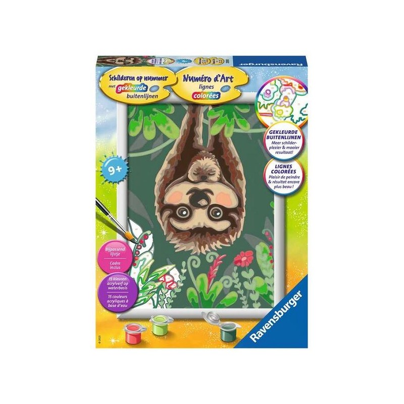 Ravensburger Peinture par numéros Paresseux