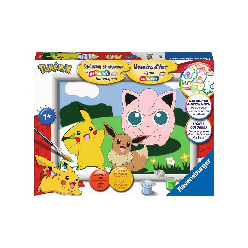 Ravensburger Schilderen op nummer Pokémon