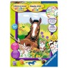 Ravensburger Peinture par numéros Cheval avec chatons