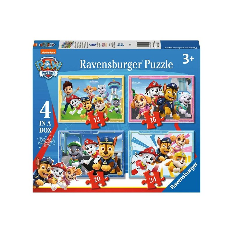 Ravensburger Paw Patrol 4-in-1 puzzel