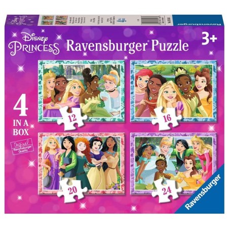 Ravensburger Princess 4-in-1 puzzel Wees wie je wilt zijn! Legpuzzel - 12, 16, 20, 24 stukjes
