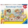 Ravensburger Puzzle Petites fées et sirènes 2x12 pièces