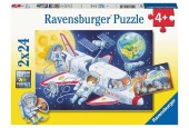 Ravensburger Reis door de ruimte puzzel 2x24 stukjes