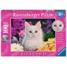 Ravensburger Superbe puzzle chaton 100 pièces XXL