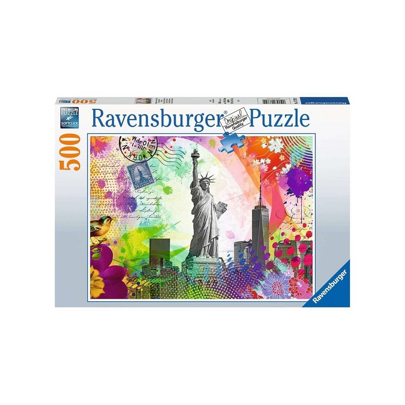 Ravensburger Puzzle Carte de New York 500 pièces