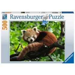 Ravensburger Schattige rode panda puzzel 500 stukjes