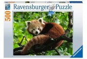 Ravensburger Schattige rode panda puzzel 500 stukjes