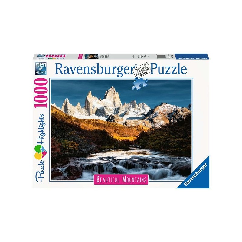 Ravensburger Monte Fitz Roy, Patagonië puzzel 1000 stukjes