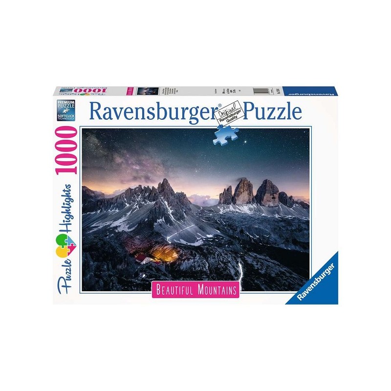 Ravensburger Trois Zinnen, Dolomites puzzle 1000 pièces