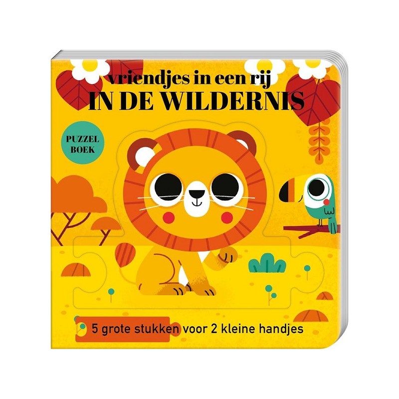 Puzzelboek Vriendjes in een rij - In de Wildernis